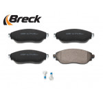 BRECK Bremsbelagsatz, Scheibenbremse